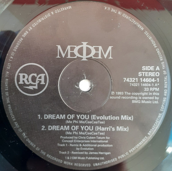 Me Phi Me : Dream Of You (12", Single)
