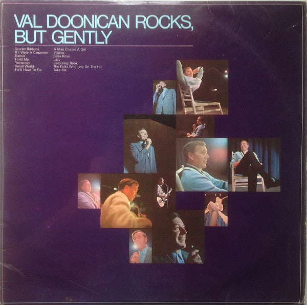 Val Doonican : Val Doonican Rocks, But Gently (LP, Album, Blu)