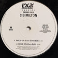 CB Milton : Hold On (If You Believe In Love) (12", Promo)