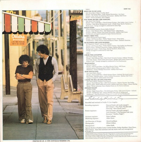Leo Sayer : Endless Flight (LP, Album, Gre)