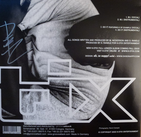 K-Otix : M.I. / Do It (12", Single)