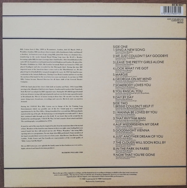Billy Cotton And His Band : That Rhythm Man (LP, Comp)