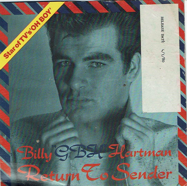 Billy Hartman : Return To Sender (7", Single, Promo)