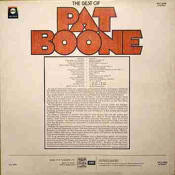 Pat Boone : The Best Of Pat Boone (LP, Comp)