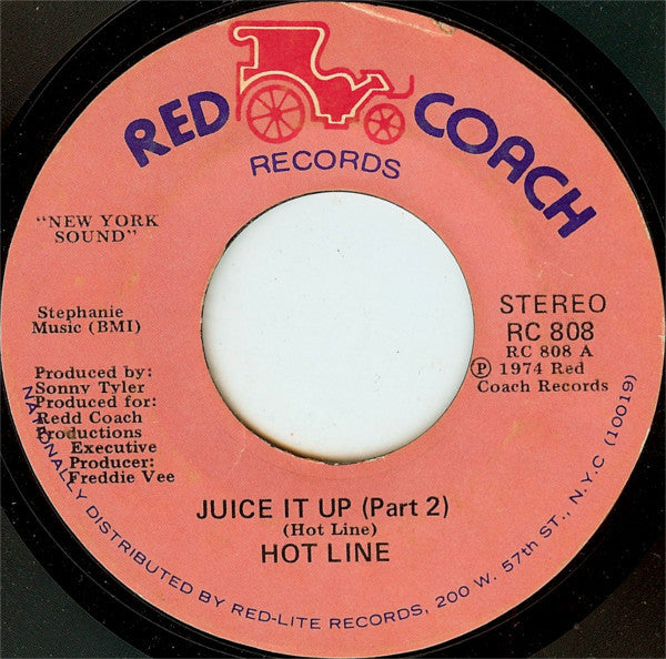 Hot Line (3) : Juice It Up (7", Styrene, PRC)