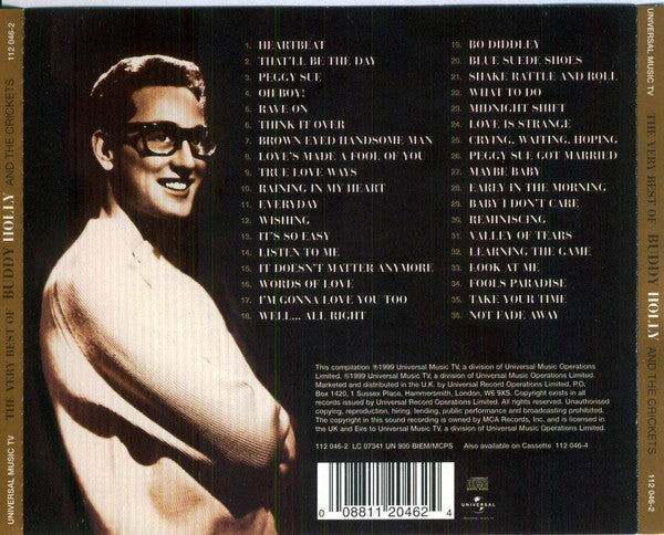 Buddy Holly : The Very Best Of Buddy Holly And The Crickets (CD, Comp)