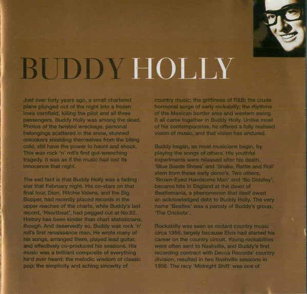 Buddy Holly : The Very Best Of Buddy Holly And The Crickets (CD, Comp)