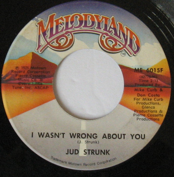 Jud Strunk : The Biggest Parakeets In Town (7")