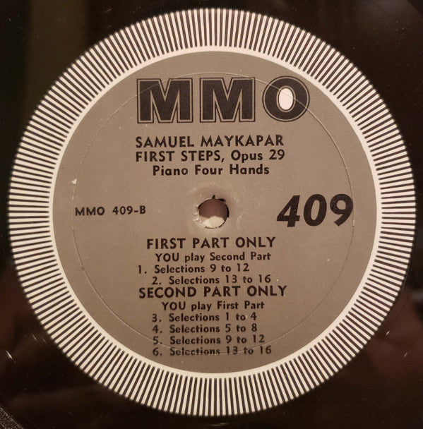 Самуил Майкапар : First Steps Opus 29 (LP)