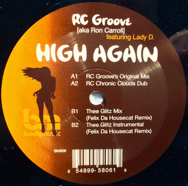 RC Groove Featuring Lady D : High Again (12")