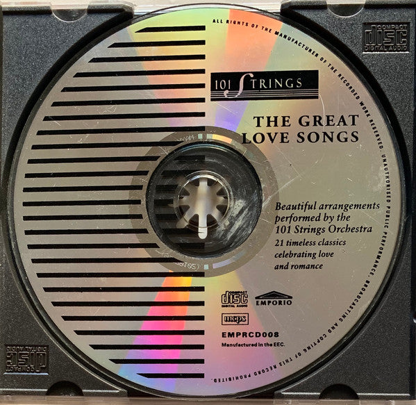 101 Strings : The Great Love Songs (CD, Album)