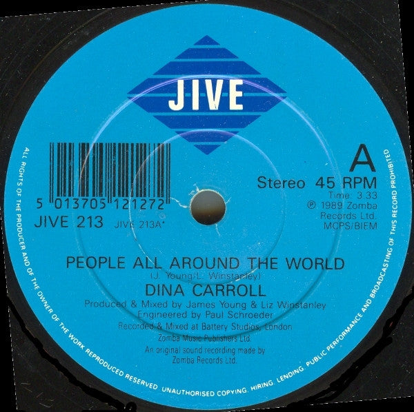 Dina Carroll : People All Around The World (7")