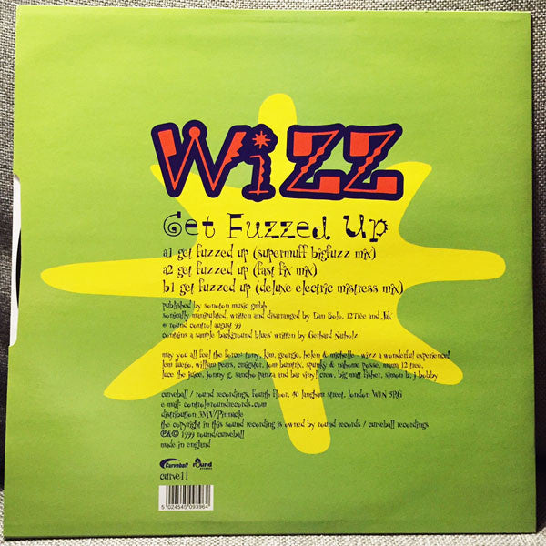Wizz : Get Fuzzed Up (12")