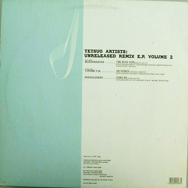 Various : Tetsuo Artists: Unreleased Remix E.P. Volume 2 (12", EP)