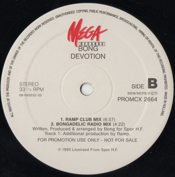 Bong : Devotion (2x12", Maxi, Promo)