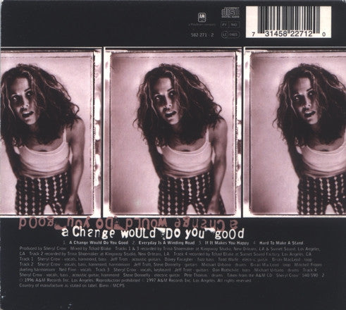 Sheryl Crow : A Change Would Do You Good (CD, Single, Ltd, Dig)