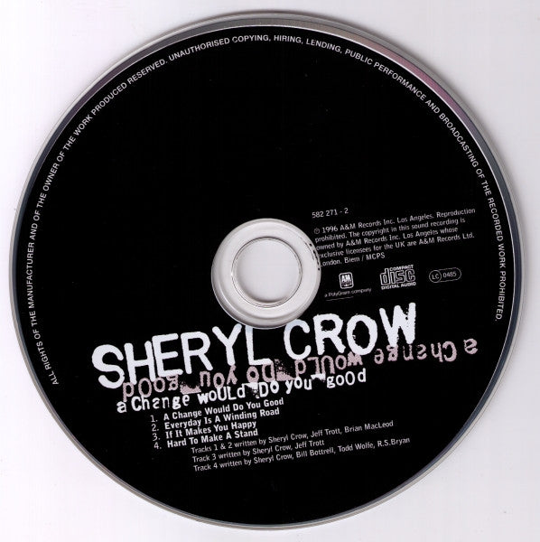 Sheryl Crow : A Change Would Do You Good (CD, Single, Ltd, Dig)