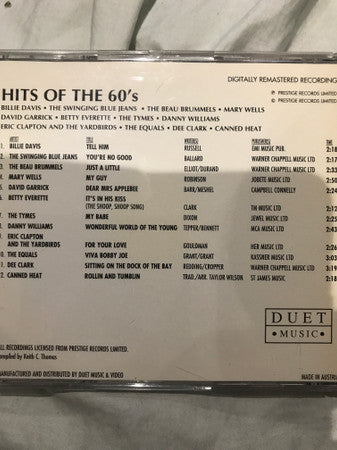 Various : Hits Of The 60's (CD, Comp)