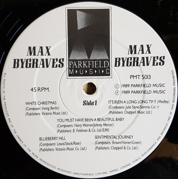 Max Bygraves : White Christmas (12", Single)