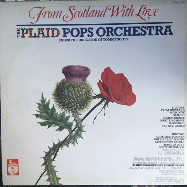 Plaid Pops Orchestra : From Scotland With Love (LP, Album)