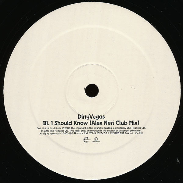 Dirty Vegas : Simple Things (12")