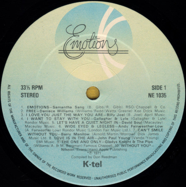 Various : Emotions (LP, Comp)