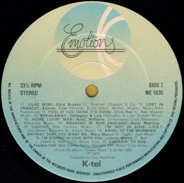 Various : Emotions (LP, Comp)