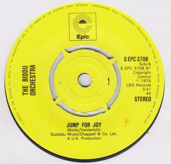 Biddu Orchestra : I Could Have Danced All Night / Jump For Joy (7", Single)