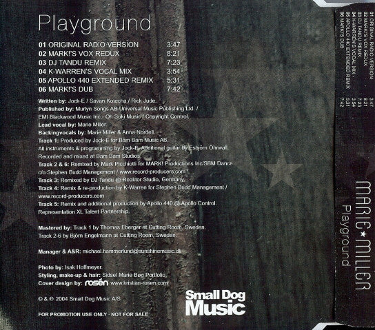 Marie Miller : Playground (CD, Maxi, Promo)