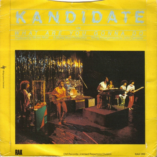 Kandidate : I Don't Wanna Lose You (7", Single, Pic)