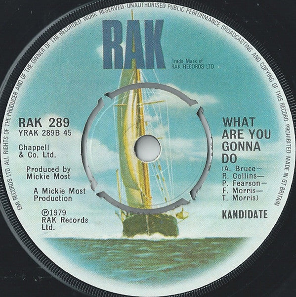 Kandidate : I Don't Wanna Lose You (7", Single, Pic)