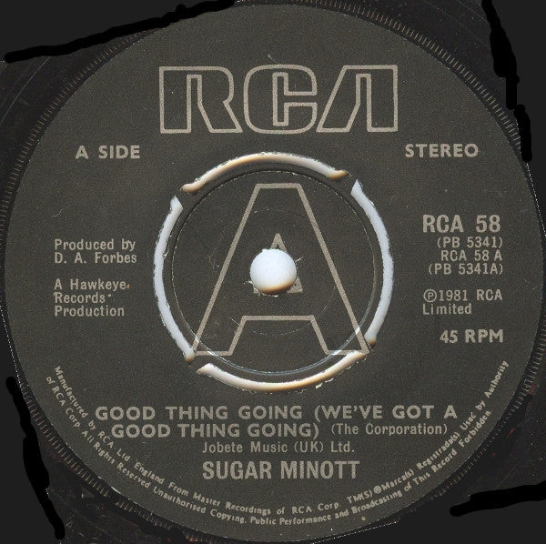 Sugar Minott / Desi Roots : Good Thing Going (We've Got A Good Thing Going) / Hung Up (7", Single, A L)