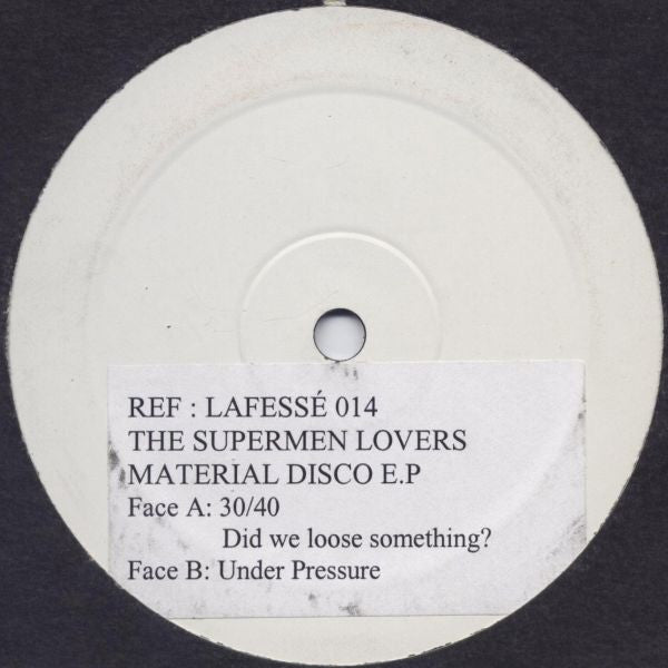 The Supermen Lovers : Material Disco E.P (12", EP, W/Lbl)