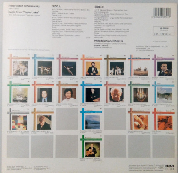 Eugene Ormandy, The Philadelphia Orchestra : Tchaikovsky's Greatest Ballets Vol. 2, Suite From Swan Lake (LP)