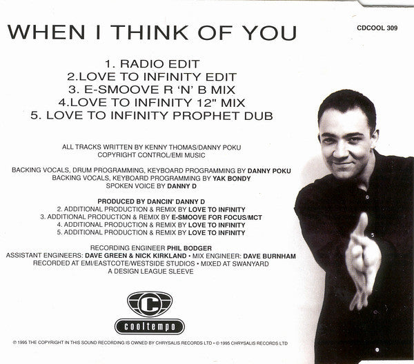 Kenny Thomas : When I Think Of You (CD, Maxi)
