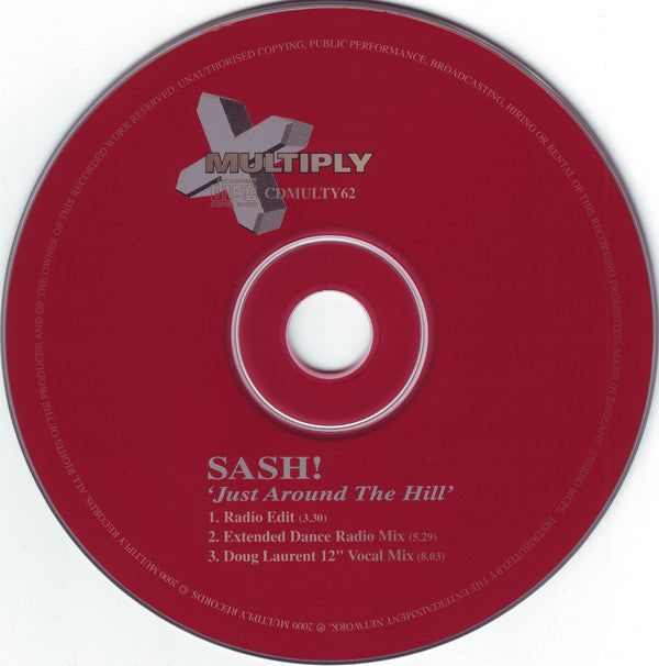 Sash! : Just Around The Hill (CD, Single)
