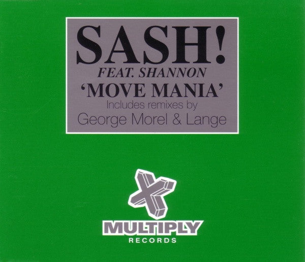 Sash! Feat. Shannon : Move Mania (CD, Single)