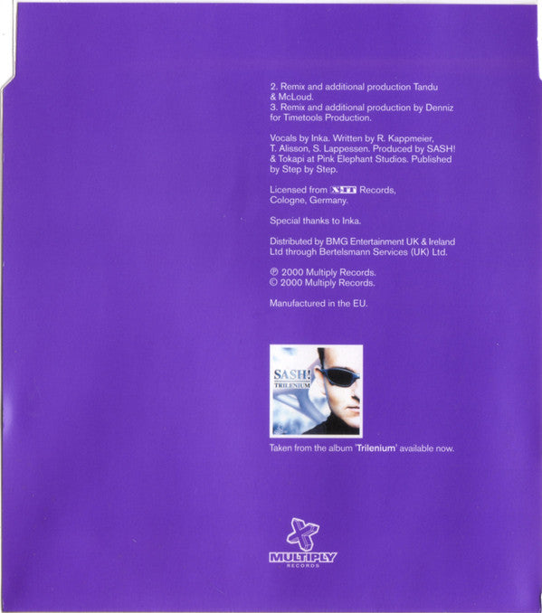 Sash! : With My Own Eyes (CD, Single)