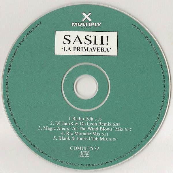 Sash! : La Primavera (CD, Single)
