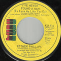 Esther Phillips : I've Never Found A Man / Cherry Red (7", Single)