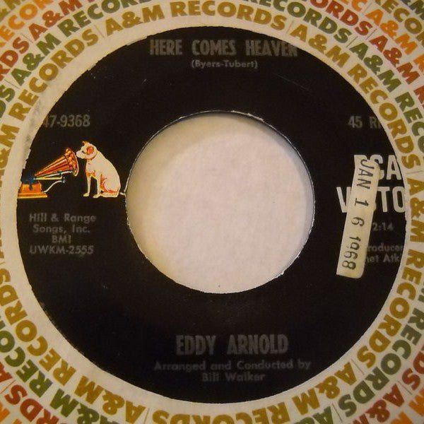 Eddy Arnold : Here Comes Heaven (7", Single, Mono)