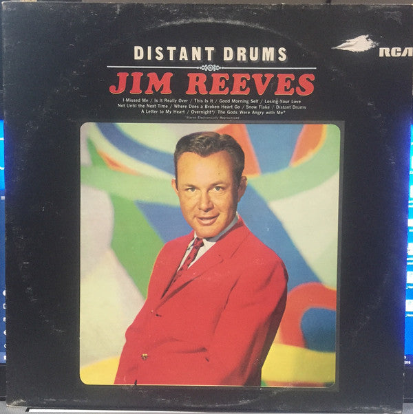 Jim Reeves : Distant Drums (LP, Album, RE)