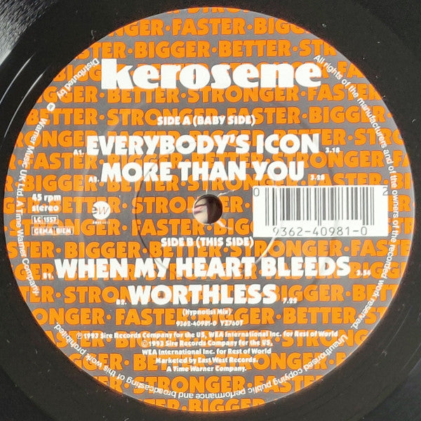 Kerosene (3) : Everybody's Icon (12", Single)