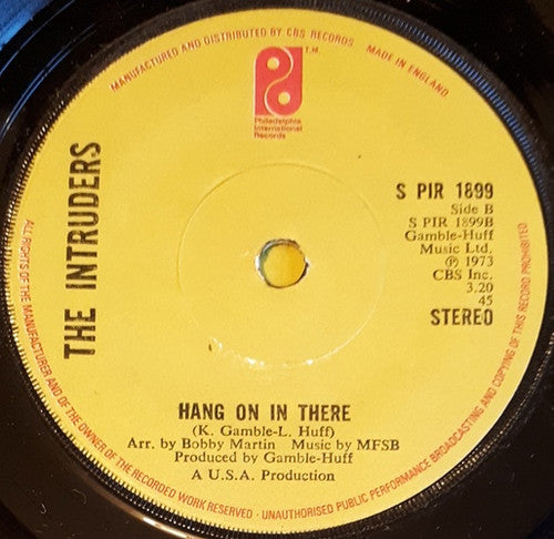 The Intruders : I Wanna Know Your Name (7", Single, Sol)