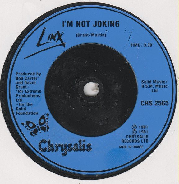Linx : Can't Help Myself (7")