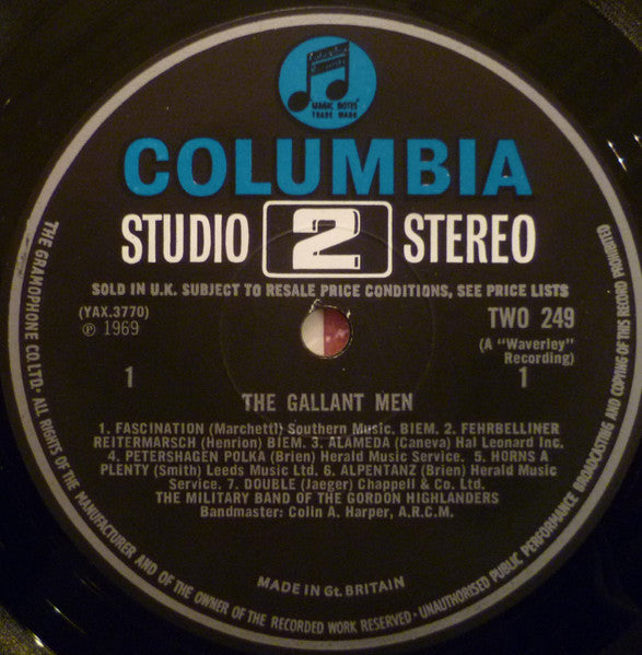 The Gordon Highlanders : The Gallant Men (LP, Album)