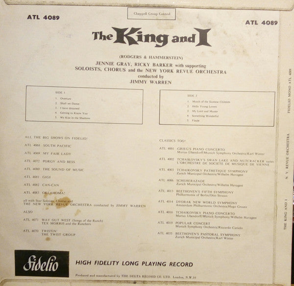 Rodgers & Hammerstein : The King And I (LP, Album)