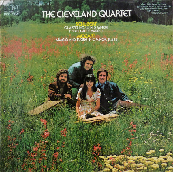 The Cleveland Quartet, Franz Schubert / Wolfgang Amadeus Mozart : Quartet No. 14 In D Minor ("Death And The Maiden") / Adagio And Fugue In C Minor, K.546 (LP)