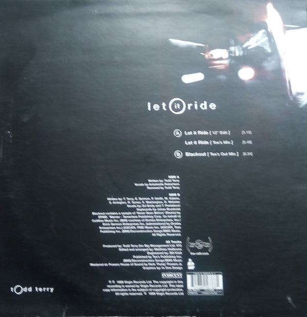 Todd Terry : Let It Ride (12")
