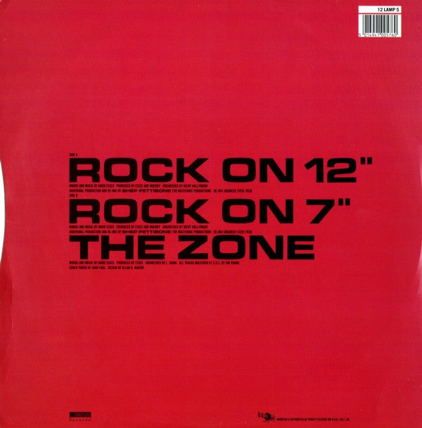 David Essex : Rock On (Extended Re-mix By Shep Pettibone) (12")
